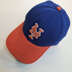 New York Mets New Era Hat Blue And Orange Small /Medium